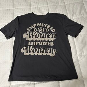 Empowered Women Graphic Tee - Charcoal